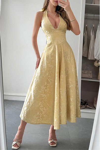 Eclipse Halter Dress