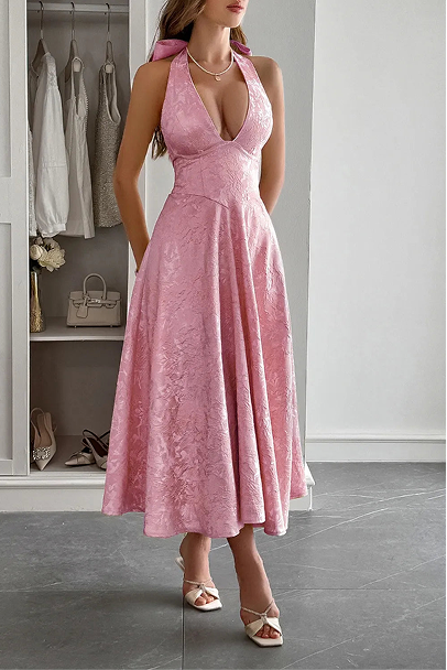 Eclipse Halter Dress