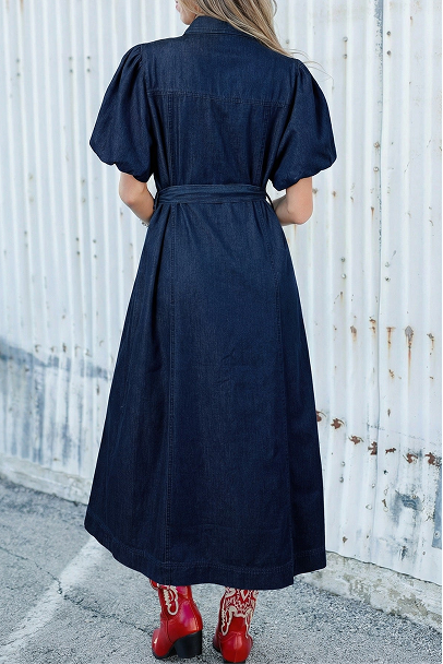 Élodie Denim Midi