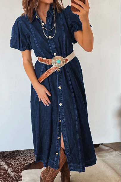 Élodie Denim Midi