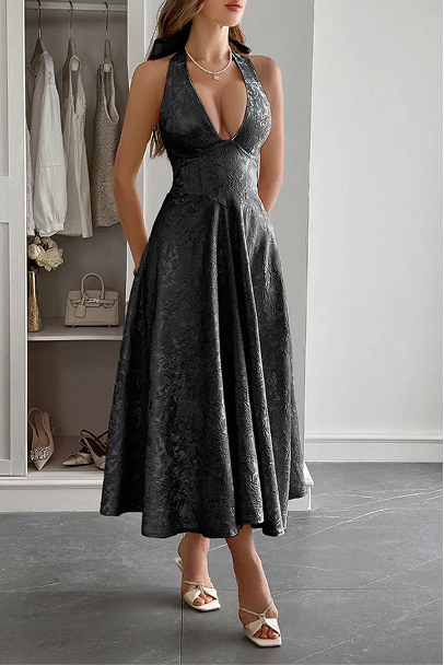Eclipse Halter Dress